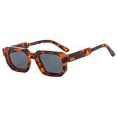 Hot sale fashion small rectangle sunglasses custom logo uv400 square sunglasses